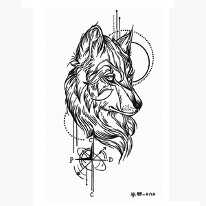 Venta al por mayor o personalizado medio brazo cuerpo tatuaje para hombres Animal semipermanente tatuaje pegatina último medio <span class=keywords><strong>mes</strong></span> - Product Image 5
