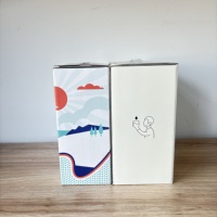 Caja de Envío de Cartón Corrugado Rígido Reciclado Ecológico Personalizado con Asa para Vodka, Tequila, Whisky, Refrescos y Bebidas Energéticas