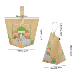 Kundenspezifische recycelbare Geschenkbox für Süßigkeiten Plätzchen dekorative Verpackung Tasche Partyzubehör Heimdekoration Lebensmittelindustrie
