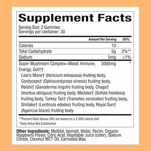 Integratore di Funghi in Caramelle Gommose OEM, Criniera di Leone, Cordyceps, Chaga, Energia Naturale, Vegano, Non-OGM, 60 Pezzi - Product Image 6