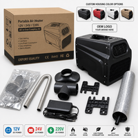 Pemanas Udara Diesel All in One, Pemanas Parkir dengan Baterai Terintegrasi, Pemanas Diesel untuk Truk, Kemah, Penggunaan di Rumah, Pemanas RV, Kapal