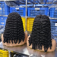 Perruque frontale en dentelle 13x6 vietnamienne naturelle, densité 180% 250%, cheveux humains naturels bouclés birmans, ondulations profondes, sans colle, perruques frontales en dentelle HD