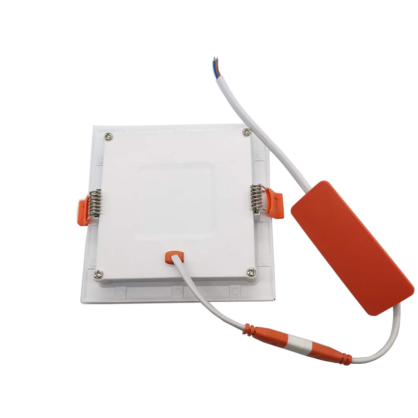 Regulable Sensor de movimiento inteligente sin marco integrado luz de techo cuadrado LED Panel de luz