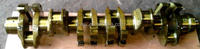 Vilebrequin de moteur pour Benz en acier allié moulé OM355 OM352 OM314 Bus OM360 Bus OM457 Surface de haute qualité Nitruration dure