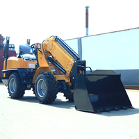 Chargeuse sur pneus compacte à prix d'usine pour travaux agricoles et de construction, certifiée CE
