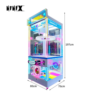 Machine de jeu à griffes de divertissement pour petits enfants à pièces de haute qualité et dispositif d'échange de prix - Product Image 5
