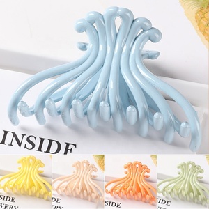 MIO <span class=keywords><strong>Pince</strong></span> à cheveux grande et élégante à dents longues, type griffe de <span class=keywords><strong>crabe</strong></span>, 10,5 cm de long, pour queue de cheval et chignon, accessoire capillaire pour femme - Product Image 2