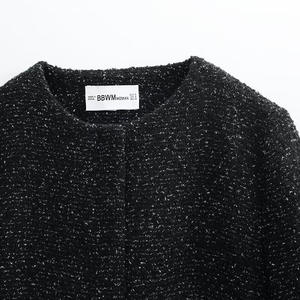 <span class=keywords><strong>Abbigliamento</strong></span> Femminile all'Ingrosso <span class=keywords><strong>Online</strong></span> AU, Nuovo Set Autunno Inverno Elegante con Cardigan Texturizzato con Cintura e Gonna al Ginocchio - Product Image 3