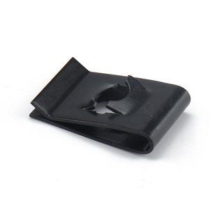 Écrous à clip en acier à ressort hexagonal de classe 8, galvanisés à l'oxyde noir, fabriqués en usine, pour l'exploitation minière, les applications médicales et les vis à tarauder pour tôles. - Product Image 1