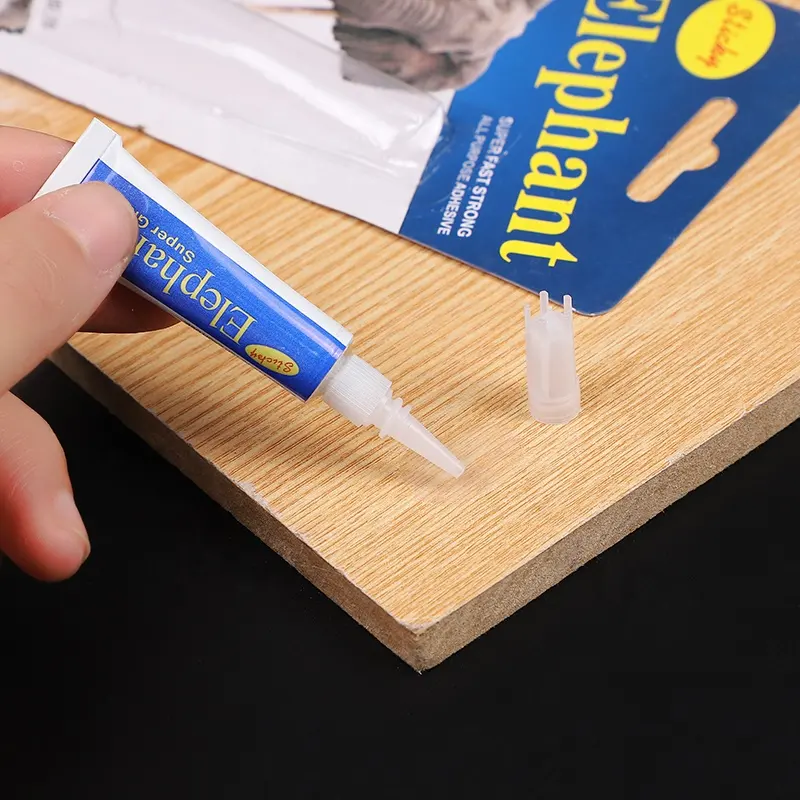 1PCS blister emballage rapide lien d'origine qualité D'éthyle Cyanoacrylate adhésif et mastics 100% super glue3g