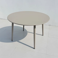 Ensemble table et chaises de restaurant d'extérieur en métal, moderne, durable, écologique, pour hôtel et bar à domicile, 2 à 8 places