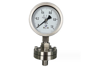 Manómetro de Diafragma con Brida Roscada Tipo DN25 DN50 de Acero Inoxidable con Absorción de Impactos 100-149 PSI - Product Image 3