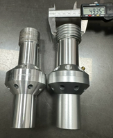 Pistolet de sablage sec et humide sans poussière à haute pression Tête de pistolet de sablage résistant à l'usure Trou intérieur 10mm