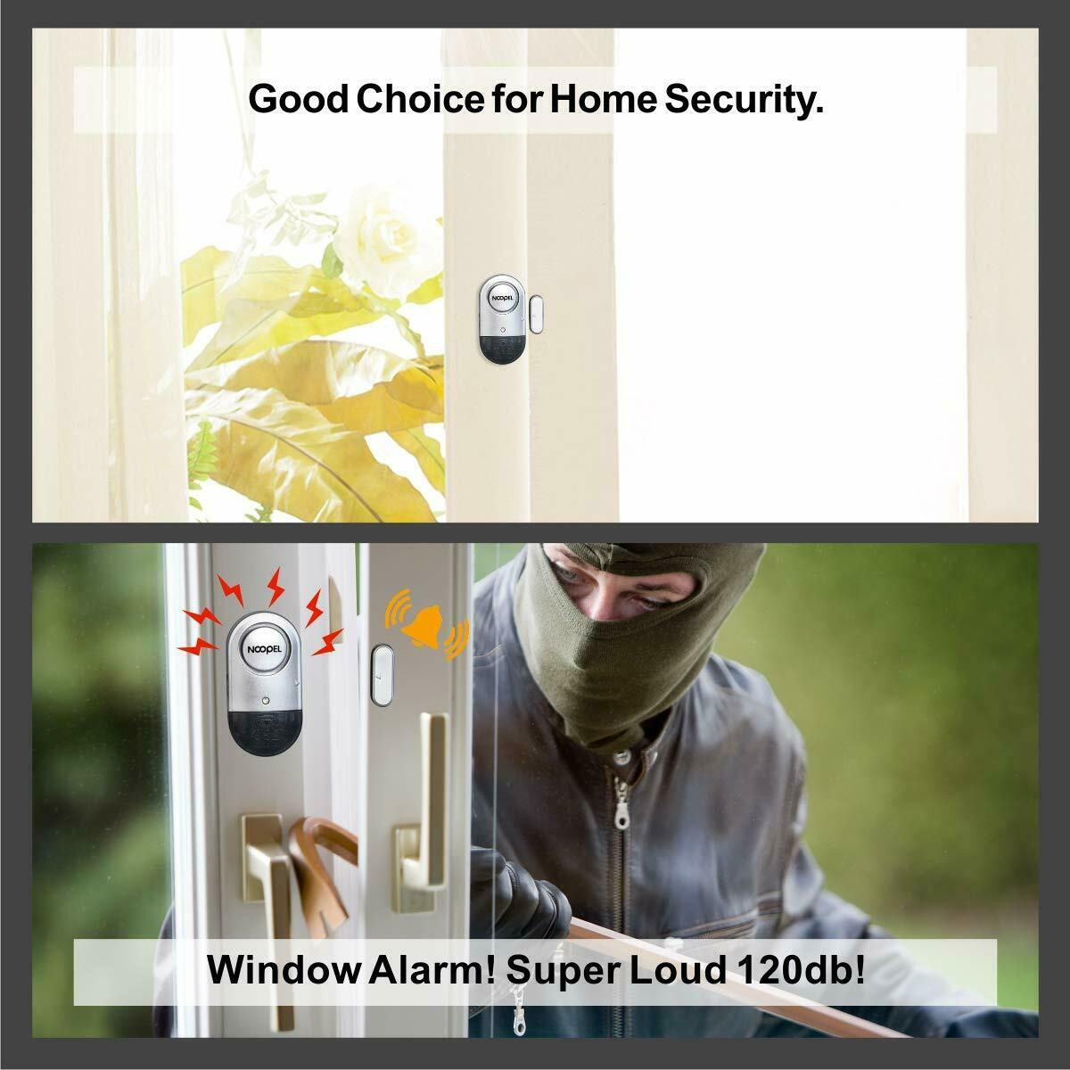 Door magnetic detector wireless home doors contact Windows alarm