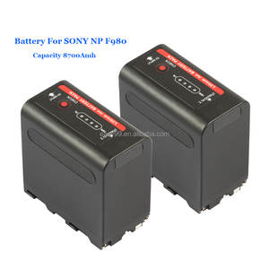 بطارية NP-F980 NP-F970 بسعة 8700 مللي أمبير ساعة لكاميرات سوني NP F970 F960 F980 F550 F750 MC1500C مع مؤشر LED ومخرج شحن USB وبنك طاقة - Product Image 1