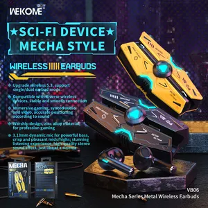 Écouteurs mécaniques sans fil Armour V5.3, oreillettes de jeu personnalisées, stéréo