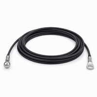 Câble de fitness 7x19 6 mm avec embout en acier inoxydable, câble métallique pour remplacement de pièces de machines de gym