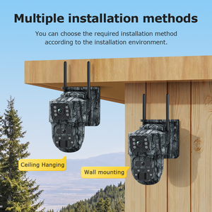 กล้องวงจรปิด 4G พลังงานแสงอาทิตย์ บันทึกภาพตลอด 24 ชั่วโมง กล้องติดตามสัตว์ป่า 4G LTE เครือข่ายเซลลูลาร์ กล้องวงจรปิดพร้อมสตรีมสดในตัว รองรับซิมการ์ด - Product Image 4