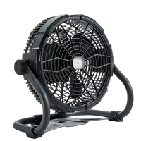 Ventilateur de plafond à LED multifonctionnel pour le camping, portable et rechargeable IP44, étanche, à vitesse régulée, contrôle en continu
