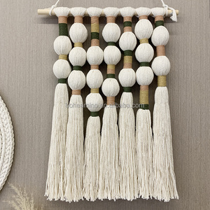 Hot Bán Tay Dệt Boho Macrame Treo Tường Sphericity Nghệ Thuật Thiết Kế Trang Trí Nội Thất Tường Trang Trí Nội Thất Cho Nhà Tường Phòng Khách - Product Image 1