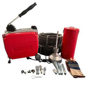 Macchina Elettrica per Dragaggio <span class=keywords><strong>Tubi</strong></span> a Molla da 750W |   Disotturatore per scarichi con portata <span class=keywords><strong>di</strong></span> 40 m per <span class=keywords><strong>tubi</strong></span> <span class=keywords><strong>di</strong></span> <span class=keywords><strong>scarico</strong></span> con diametro da 50-200 mm - Product Image 1