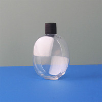 Nouveau plastique vide PETG 50ml Mini petit clair rond carré parfum aromathérapie diffuseur huile bouteille de parfum pour voiture