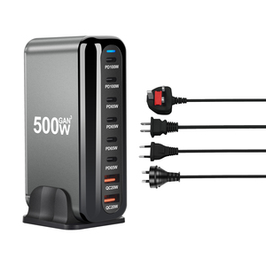 Accessoires De Téléphone <span class=keywords><strong>Portable</strong></span> ABS Support De Téléphone EU UK AU <span class=keywords><strong>USA</strong></span> Adaptateurs Universels Chargeur Mural Super Rapide 500W Gan - Product Image 1