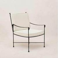 Ensemble de table et chaises de salle à manger de style français rétro en fer forgé imperméable pour l'extérieur, pour cour et jardin