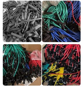 Nq Thể Thao Bán Buôn Tùy Chỉnh Cao Su/<span class=keywords><strong>TPE</strong></span> 11 Pcs Đàn Hồi Tập Thể Dục Dây Đặt 150lb Công Suất Nặng Căng Expander Ống Ban Nhạc - Product Image 6