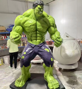 [Personalizado] Escultura de Fibra de Vidrio de <span class=keywords><strong>Hulk</strong></span>, <span class=keywords><strong>Superhéroe</strong></span> de Dibujos Animados, para Decoración de Calles Comerciales, Jardines y Hogares - Product Image 3