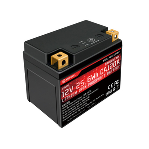 Powersports Snowmobile Accessories 12V CCA70 2Ah 12.8V Battery , Lead-<b>free</b> Light <b>Weight</b> for Cranking Motorcycle AMX12-LFPS02 Sno - Product Image 2