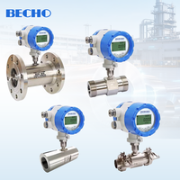 Medidor de Flujo de Turbina de Acero Inoxidable de Alta Precisión, Conexión de Brida, Sensor de Flujo de Líquido Anticorrosión para Medición de Agua