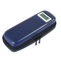 Étui isotherme pour insuline en EVA avec logo personnalisé, coque rigide, affichage de la température LCD, fermeture éclair étanche, sac de rangement de voyage pour les soins du diabète