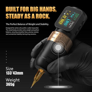Máquina de Tatuaje Inalámbrica Profesional <span class=keywords><strong>Ambition</strong></span> <span class=keywords><strong>Ninja</strong></span> Max 280P con Motor sin Escobillas, Carrera de 4.5mm/3.5mm, Accionamiento Directo para Arte Corporal - Product Image 5