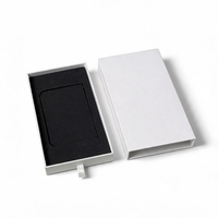 Boîte à tiroir magnétique personnalisée avec insert en mousse EVA, emballage rigide en papier d'art pour téléphone, écouteurs, montre connectée
