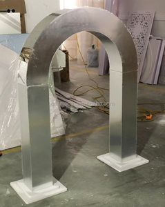 Mịn vàng sáng bóng kim loại hoa đứng đám cưới bảng vuông trung tâm cho Bảng trang trí - Product Image 5