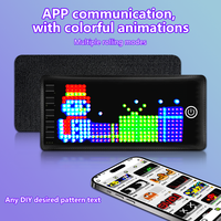 Contrôle par application intelligente des messages publicitaires programmables panneau de t-shirt écran couleur rvb usb rechargeable écran led souple pour vêtements