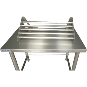 Étagère murale en acier inoxydable argenté VICTORY Source Factory, modèle VCT, capacité 100 kg, armoires pour la restauration, les hôtels et les restaurants - Product Image 3