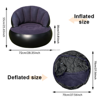 Nouveau design de canapé gonflable d'extérieur, fauteuil gonflable, canapé gonflable, coque de canapé gonflable, chaise gonflable