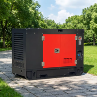 Generador diésel automático de 30 kVA, 33 kV, silencioso, trifásico, 230 VCA, 30 kVA