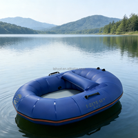 Hailebao Bateau gonflable individuel léger et portable en PVC, Kayak escargot pliable pour loisirs, pêche, dérive et activités aquatiques en famille
