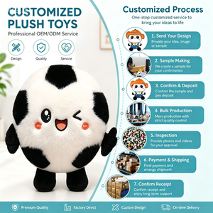 ตุ๊กตาฟุตบอล<span class=keywords><strong>หน้า</strong></span><span class=keywords><strong>ยิ้ม</strong></span> OEM ODM ของตกแต่งห้องกีฬา ตุ๊กตาบีบคลายเครียด ของขวัญวันเกิดแฟนบอล ของขวัญวันแข่งขัน - Product Image 2