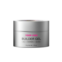 Gel Constructor UV de Alta Calidad OEM Sin Hema, Gel Constructor Autonivelante para Uñas, Extensión de Uñas, Gel Duro para Uñas, 30g 1kg, Sin Hema, OEM ODM