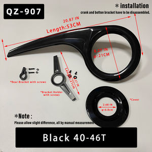 Housse de protection de chaîne de vélo 3 tailles pour plateaux 32-46T Pignon Pédalier Protection de vélo Accessoires <span class=keywords><strong>VTT</strong></span> - Product Image 3