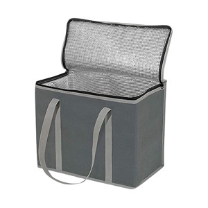 Sac isotherme en aluminium non tissé personnalisé, durable, prix d'usine, pour le déjeuner et les aliments - Product Image 1