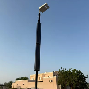 Paneles <span class=keywords><strong>Solares</strong></span> Hexagonales de Control Inteligente de 100W, 200W, 300W, Panel Solar Cilíndrico Envolvente, Módulo Solar Integrado en Poste Vertical - Product Image 2