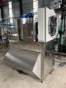 Máquina de Hielo en Escamas Comercial de 1 y 2 Toneladas con Control Automático, Compresor Bristol, <span class=keywords><strong>Motor</strong></span> y Bomba para Uso en Supermercados y Cocinas - Product Image 5