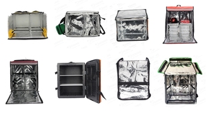 600D Isolierter wasserdichter Kühler rucksack mit mehreren Fächern für die Lagerung von Lebensmitteln zum Mitnehmen - Product Image 5