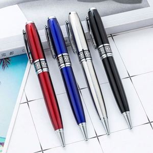 1.0Mm Premium Business Metal Ballpoint With Logo Engraving Capability Multi-<b>Color</b> Twist-Action Promotional Gift <b>Pen</b> - Product Image 1