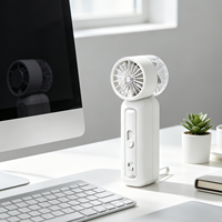 Nouveau ventilateur portable mini haute vitesse 10000 mAh rechargeable avec affichage numérique pour l'extérieur